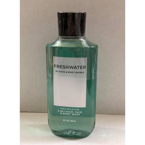 Sữa Tắm Gội Nam Bath & Body Works Fresh Water 295ml - Dưỡng Ẩm, Hương Thơm Tươi Mát, Chăm Sóc Da và Tóc Chất Lượng Cao