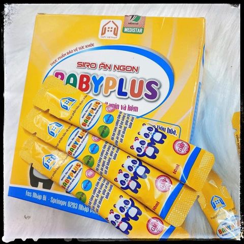 Siro Ăn Ngon Baby Plus Hỗ Trợ Tiêu Hóa Tốt Hộp 30 Gói
