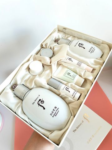 Bộ Dưỡng Trắng Da The History of Whoo Gongjinhyang Seol Radiant White - Set Chăm Sóc Da Trắng Sáng, Giảm Nám Tàn Nhang 7 Món