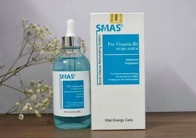 Serum SMAS Pro Vitamin B5 - Dưỡng ẩm và Phục hồi da mịn màng, giảm nếp nhăn, cho làn da căng bóng tươi trẻ - Chai 120g