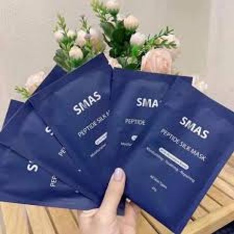 Mặt nạ SMAS Peptide Silk Mask 5 Miếng - Dưỡng ẩm và Phục hồi Da Cao Cấp, Hỗ Trợ Da Khỏe Mạnh, Phù Hợp Mọi Loại Da