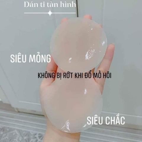 Miếng Dán Ngực Silicon Nhiệt Tự Thân Eblin - Chất Liệu Mềm Mỏng, Duy Trì Hình Dáng Tự Nhiên, Không Cần Bra