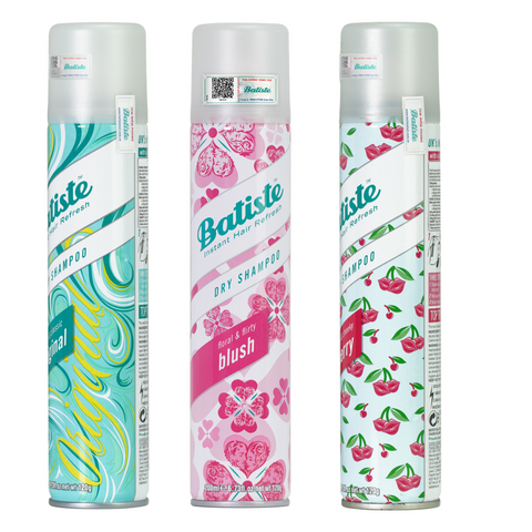 Dầu Gội Khô Batiste Anh Quốc - Giải Pháp Làm Sạch Tóc Nhanh Chóng Với Hương Thơm Tươi Mát, Phù Hợp Cho Mọi Nàng