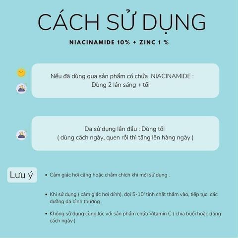 Serum Nia-cinamide 10% + Zinc 1% The Ordinary - Kiềm dầu, giảm mụn, làm sáng da, điều tiết dầu thừa, 30ml, sản phẩm chăm sóc da chất lượng cao