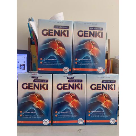 Viên uống Genki Giúp Mạnh Gân Cốt Giảm Đau Mỏi Khớp