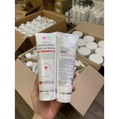 Mặt Nạ Ủ Dưỡng Trắng Da Histolab Histo Lightening Cream Mask 250g - Chăm Sóc Da Trắng Sáng, Giảm Nám, Tinh Chất Thiên Nhiên Hàn Quốc