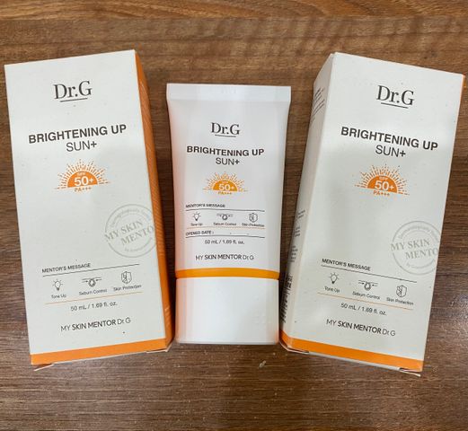 Kem Chống Nắng Dr.G Brightening Up Sun+ SPF50+ PA+++ 50ml - Bảo Vệ Da, Chống UVA/UVB, Chiết Xuất Tự Nhiên, Phù Hợp Mọi Loại Da