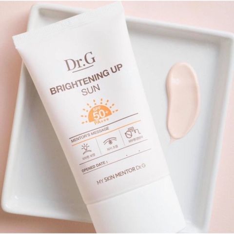Kem Chống Nắng Dr.G Brightening Up Sun+ SPF50+ PA+++ 50ml - Bảo Vệ Da, Chống UVA/UVB, Chiết Xuất Tự Nhiên, Phù Hợp Mọi Loại Da