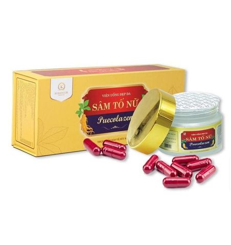 Sâm Tố Nữ Puecollagen Kohinoor - Viên Uống Hỗ Trợ Làm Đẹp Da, Cân Bằng Nội Tiết Tố Nữ, 45 Viên Chính Hãng