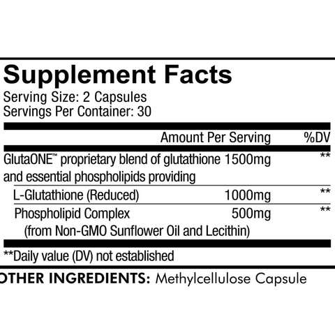 Viên uống trắng da Codeage 1000mg Liposomal Glutathione - Hỗ trợ làm sáng da, hộp 60 viên, không GMO, sản xuất tại Mỹ