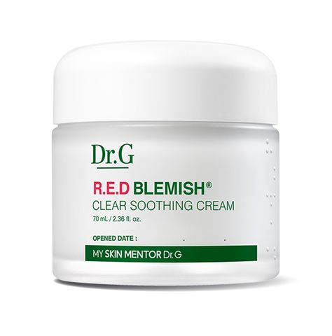 Kem Dưỡng Dr.G R.E.D Blemish Clear - Kem Làm Dịu Da Dầu Mụn Giúp Phục Hồi & Cung Cấp Độ Ẩm, Dung Tích 30ml & 70ml