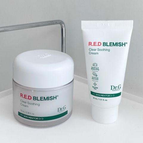 Kem Dưỡng Dr.G R.E.D Blemish Clear - Kem Làm Dịu Da Dầu Mụn Giúp Phục Hồi & Cung Cấp Độ Ẩm, Dung Tích 30ml & 70ml