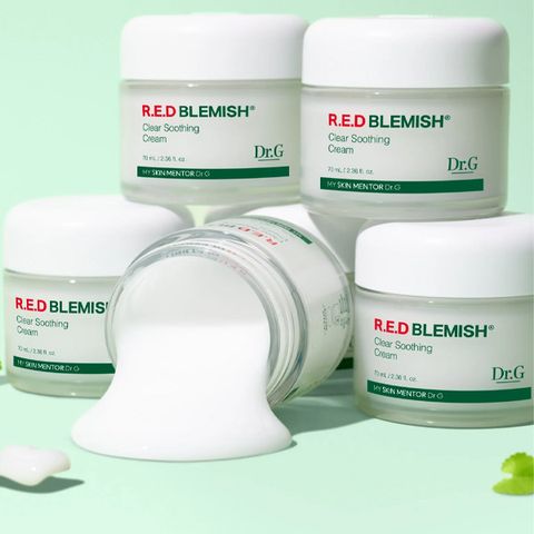Kem Dưỡng Dr.G R.E.D Blemish Clear - Kem Làm Dịu Da Dầu Mụn Giúp Phục Hồi & Cung Cấp Độ Ẩm, Dung Tích 30ml & 70ml