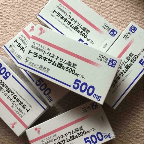 Viên Uống Trắng Da Sạch Nám Transamin 500mg – Giúp Mờ Nám, Trắng Da Hiệu Quả, Nhật Bản, Hộp 100 Viên
