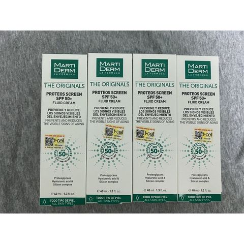 Kem Chống Nắng MartiDerm The Originals Proteos Screen SPF50+ - Kem Chống Nắng Dạng Lỏng Bảo Vệ Da Chống UVA/UVB Hàng Ngày 40ml