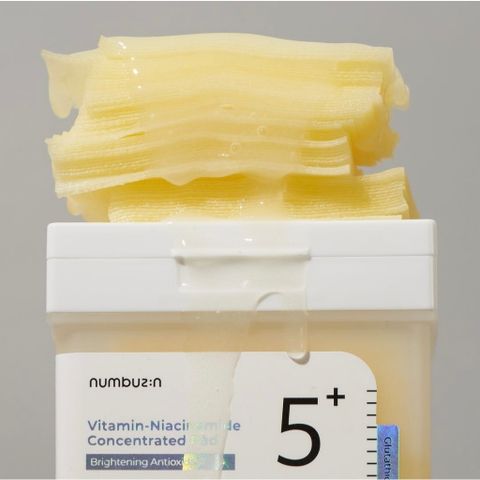 Nước Hoa Hồng Dạng Miếng Tẩy Da Chết Numbuzin No.5 - Pad Tẩy Tế Bào Chết Niacinamide Giúp Làm Sáng và Mịn Da, Hàn Quốc