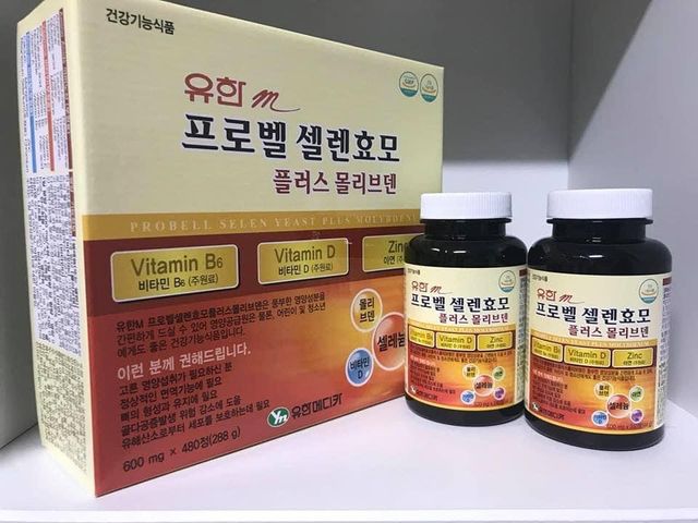 Viên Uống Tăng Cân Probell Selen Yeast Hàn Quốc - Vitamin Tổng Hợp 480 Viên Hỗ Trợ Cân Bằng Dinh Dưỡng và Năng Lượng