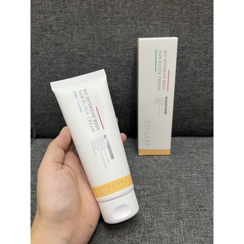 Kem Chống Nắng Usolab Bio Intensive Body Sun Block Cream SPF 50+ - Bảo Vệ Da Toàn Thân và Dưỡng Trắng Chống Lão Hóa