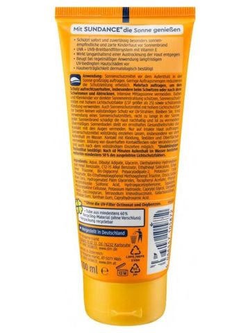 Kem Chống Nắng Sundance Kids SPF 50, 100ml - Bảo Vệ Da Nhạy Cảm Của Trẻ Thoải Mái, Không Chất Bảo Quản - Kem Chống Nắng An Toàn Cho Bé