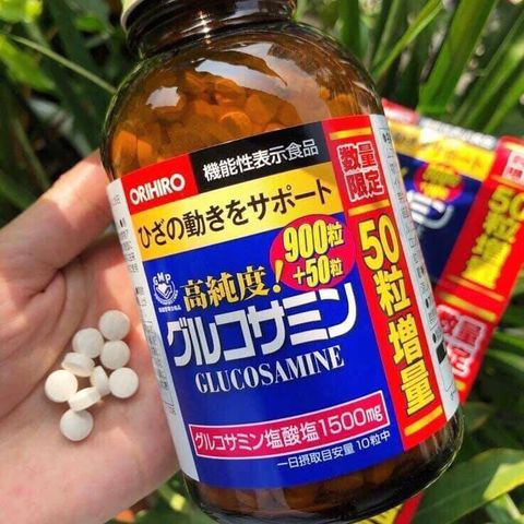 Viên Uống Bổ Xương Khớp Glucosamine 1500mg Orihiro Nhật Bản - Hỗ Trợ Tái Tạo Sụn, Giảm Đau Khớp, Chống Thoái Hóa
