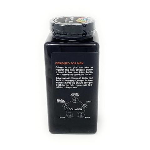 Viên uống Collagen Youtheory Men's 390 viên - Hỗ trợ sức khỏe xương, da và tóc dành cho nam giới, Mỹ