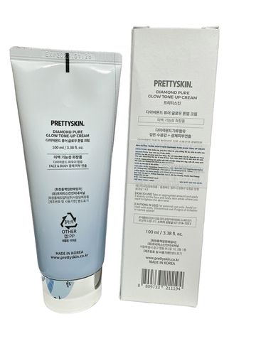 Kem Dưỡng Trắng Da PrettySkin Diamond Pure Glow 100ml - Chất Kem Tự Nhiên Dưỡng Ẩm, Làm Trắng Da Mặt và Body, Xuất Xứ Hàn Quốc