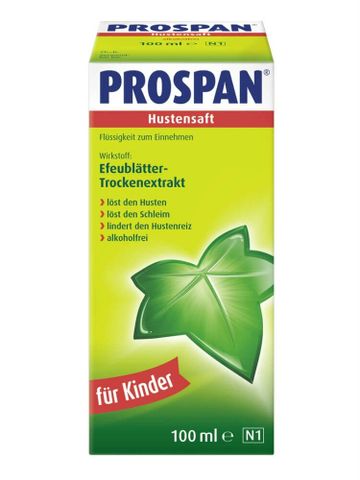 Siro hỗ trợ giảm ho Prospan 100 ml hàng xách tay Đức