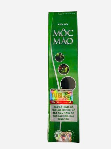 Viên Sủi Mộc Mao Hỗ Trợ Đen Tóc - Ngăn Rụng Tóc, Dưỡng Tóc Chắc Khỏe, Vitamin B2, Biotin, Nano Curcumin 10% - 20 Viên Sủi