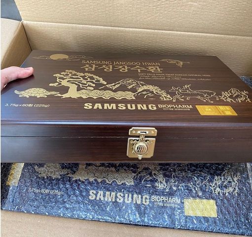 An Cung Bổ Não Hoàng Gia Hộp Gỗ 60 Viên - Thực Phẩm Chức Năng Từ Samsung Bio Pharm Hàn Quốc, Hỗ Trợ Bổ Não và Cân Bằng Huyết Áp