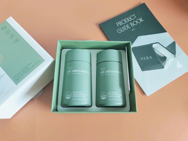 Viên Uống Omega 3 và DHA Cao Cấp LG Ohui - Set 2 Lọ 112 Viên, Bổ Sung Thông Minh, Tăng Cường Trí Nhớ và Phát Triển Não Bộ