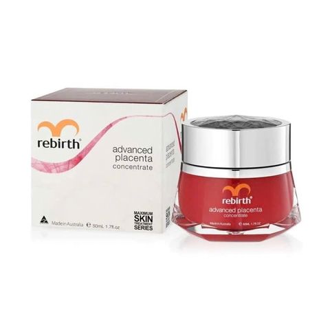Kem Dưỡng Ẩm Rebirth Advanced Placenta 50ml - Chăm Sóc Da Giảm Nám & Nếp Nhăn Từ Nhau Thai Cừu, Phù Hợp Cho Phụ Nữ Trên 30 Tuổi