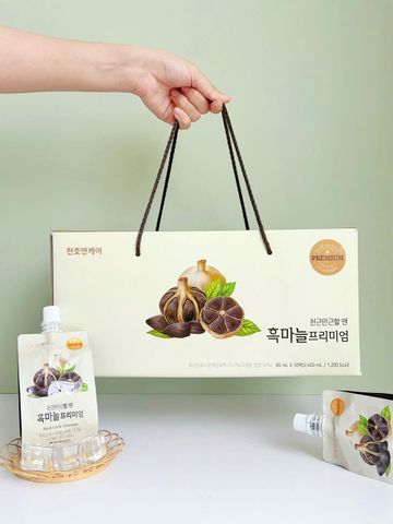 Nước Hồng Sâm Tỏi Đen Chunho Ncare Thượng Hạng - Hỗ Trợ Sức Khỏe 30 Gói x 80ml, Giúp Cải Thiện Năng Lực và Tăng Cường Đề Kháng