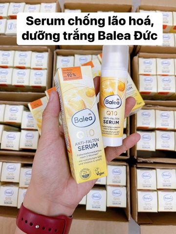 Serum giảm nếp nhăn Balea Q10 30ml - Huyết thanh chống lão hóa Đức giúp làm mịn và săn chắc da, hiệu quả nhanh chóng.