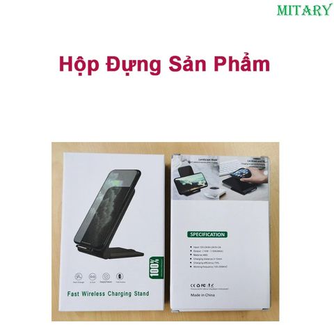 Đế sạc không dây Samsung 15W tiện lợi kiêm giá đỡ xem phim - Tương thích với iPhone và điện thoại Qi khác