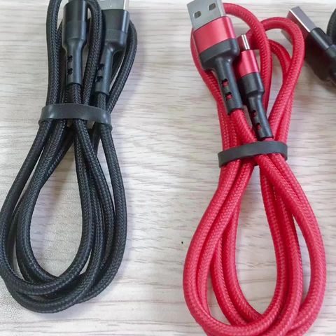 Cáp Sạc Nhanh Type C 18W QC3.0 Bọc Dù Chắc Chắn, Truyền Dữ Liệu Tốc Độ Cao 480Mps - Dài 50/100cm, Tương Thích Mọi Thiết Bị