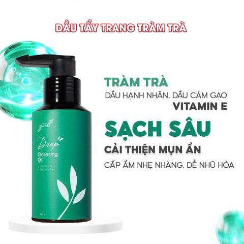 Dầu Tẩy Trang Tràm Trà GUO – Deep Cleansing Oil sạch sâu, ngừa mụn hiệu quả 100ml