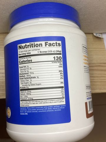NUTRICOST - WHEY PROTEIN CONCENTRATE (Đạm Protein)- 1.5 Lbs (#700 gr)