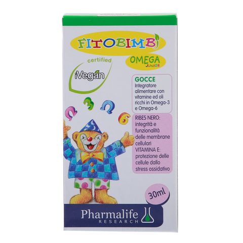 Siro Fitobimbi Omega Junior 30ml - Hỗ trợ phát triển não bộ và thị giác cho trẻ - Dầu Omega-3 tự nhiên an toàn cho sức khỏe trẻ nhỏ