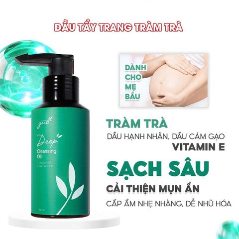 Dầu Tẩy Trang Tràm Trà Cho Bà Bầu GUO Sạch Sâu 100ml 192975