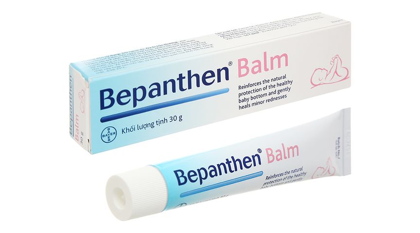 Kem bôi ngoài da Bepanthen Balm Bayer 30g - Dưỡng ẩm, chống hăm tã cho bé, bảo vệ và làm dịu da nhạy cảm.