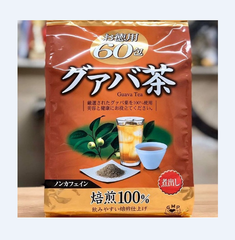 Trà Giảm Cân Tinh Chất Lá Ổi Orihiro 60 Gói - Hỗ Trợ Giảm Cân Hiệu Quả, Hương Vị Thơm Ngon, An Toàn Cho Sức Khỏe