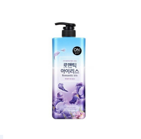 Sữa Tắm On The Body Hàn Quốc - Dưỡng Ẩm, Trắng Da, Hương Hoa Anh Đào, Diên Vỹ, Hoa Hồng 900g - Sản Phẩm Chính Hãng