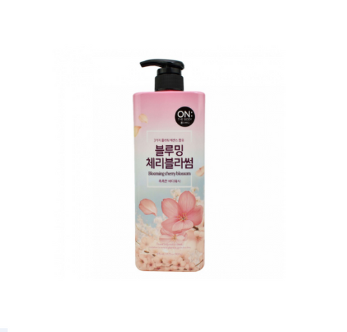 Sữa Tắm On The Body Hàn Quốc - Dưỡng Ẩm, Trắng Da, Hương Hoa Anh Đào, Diên Vỹ, Hoa Hồng 900g - Sản Phẩm Chính Hãng