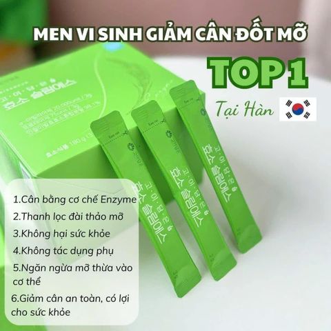 Bột giảm cân Goidameun Enzyme Slim 60 gói - Hỗ trợ tiêu hóa, giữ dáng, hương vị thơm ngon từ ngũ cốc và trái cây tự nhiên.