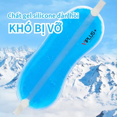 Bịt Mắt Gel VIPLUS+ Thiết Kế Dễ Thương - Hỗ Trợ Giảm Căng Thẳng, Nhức Mắt và Thâm Quầng, Lý Tưởng Cho Giấc Ngủ Ngon