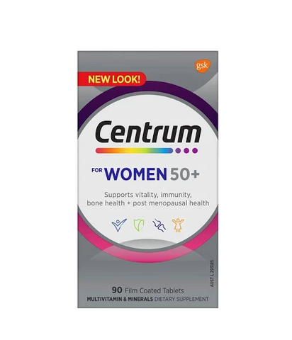 Vitamin Tổng Hợp Centrum Women 90 Viên - Hỗ Trợ Sức Khỏe Xương, Da, Tóc Cho Phụ Nữ - Giàu Vitamin và Khoáng Chất Essential