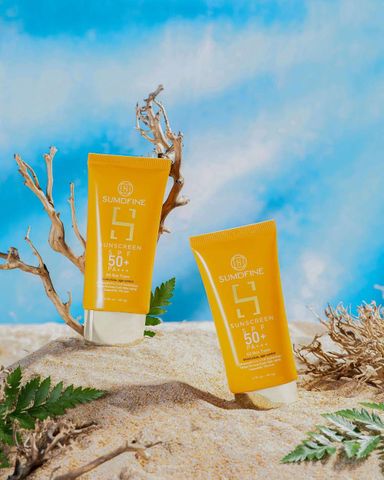 Kem Chống Nắng SUMDFINE SCREEN SPF50+ PA+++ 50g - Bảo Vệ Da Tối Ưu, Ngăn Ngừa Lão Hóa, Phù Hợp Cho Mọi Loại Da