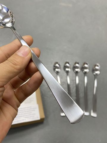 Bộ 6 Thìa Cà Phê Inox Cao Cấp - Đồ Gia Dụng Nhà Bếp Thực Dụng, Dễ Dàng Vệ Sinh, Thiết Kế Tinh Tế từ Dr Michaels Mỹ