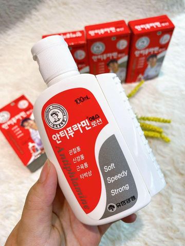 Combo 2 Chai Dầu Nóng Xoa Bóp Antiphlamine Hàn Quốc 100ml - Giảm Đau Nhức Xương Khớp, Hỗ Trợ Tăng Cường Cơ Bắp