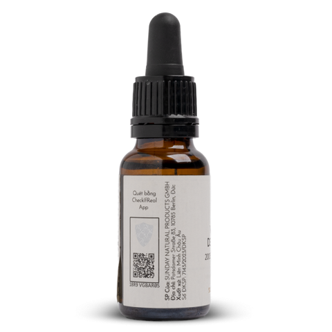 Vitamin D3K2 MK7 Liquid Drops 20ml - Sunday Natural - Hỗ Trợ Tăng Chiều Cao & Duy Trì Sức Khỏe Cho Trẻ Em Từ Đức